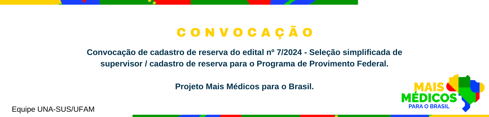 Convocação cadastro de reserva - Supervisores 2024