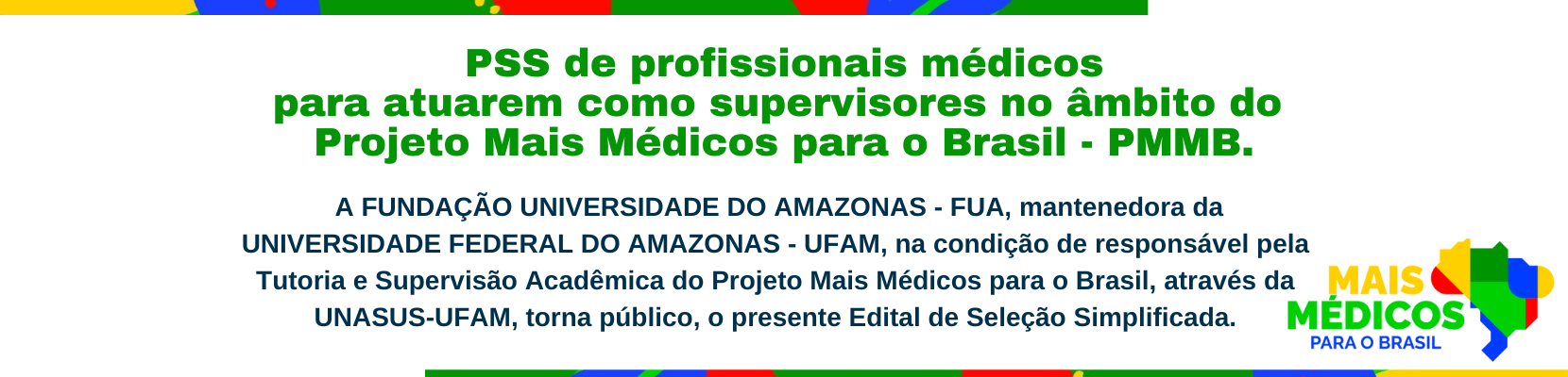 PSS para Seleção de Profissionais para Atuarem como Supervisores no Programa Mais Médicos